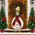 thumbnail image 1 of LmnLft Porch Goose Outfit, Snowman Winter Costume for Goose Statue, Decorative Goose Clothes for Garden Patio Lawn Seasonal Christmas and Holiday Displays, 1 of 8