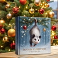 thumbnail image 1 of LmnLft Possum Christmas Advent Calendar, 24 Days Countdown Calendar of Joy with Cute Acrylic Opossum Ornaments, 2D Flat Pendant for Xmas Tree Decor, Festive Holiday Winter Decor for Animals Lover, 1 of 7