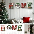 thumbnail image 1 of LmnLft Wooden Christmas Letters Home Decoration,Christmas Rustic Theme Wall Sign for Home Letters Hanging Wall Decor Art Signs Wooden Wall Art for Living Room Kitchen Bedroom Decor (Christmas), 1 of 7