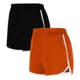 thumbnail image 1 of Lmnyox 2 Pack Women's Running Shorts Elastic Waist Sport Shorts with Pocket Lightweight Athletic Short Pants, 1 of 2