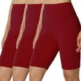 thumbnail image 1 of Lmnyox 3 Pack Biker Shorts for Women Summer High Waist Athletic Shorts Lightweight Running Short Pants, 1 of 7
