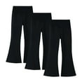 thumbnail image 1 of Lmnyox 3 Pack Flare Leggings for Girls High Waist Bell Bottom Dance Leggings Kids Fall Solid Athletic Pants, 1 of 9