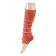 thumbnail image 1 of Lmnyox 80s Cotton Leg Warmer for Women Cute Ribbed Knit Knee High Socks Winter Thermal Long Socks for Dance Party, 1 of 3