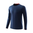 thumbnail image 1 of Lmnyox Athletic Shirts for Men Lightweight Long Sleeve Crew Neck Casual Sport T Shirt Breathable Workout Tee, 1 of 5