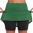 thumbnail image 1 of Lmnyox Athletic Skorts for Women High Waist Tennis Skirts Summer Running Sport Skorts with Shorts Underneath, 1 of 6