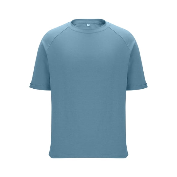 Lmnyox Big and Tall T Shirt Men's Short Sleeve Crew Neck Basic Tee Shirt Lightweight Summer Casual Plain Tops