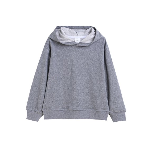Lmnyox Boys Girls Basic Sweatshirts Solid Color Long Sleeve Hoodies Lightweight Casual Pullover Tops for Kids