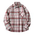 thumbnail image 1 of Lmnyox Button Down Shirt for Men Long Sleeve Collared Plaid Print Shirts with Pocket Casual Cotton Shirts for Work, 1 of 2
