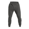 thumbnail image 1 of Lmnyox Casual Athletic Pants for Men Elastic Waist Drawstring Outdoor Sport Joggers Tapered Sweatpants with Zip Pocket, 1 of 9