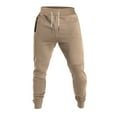 thumbnail image 1 of Lmnyox Casual Athletic Pants for Men Elastic Waist Drawstring Outdoor Sport Joggers Tapered Sweatpants with Zip Pocket, 1 of 9