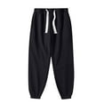 thumbnail image 1 of Lmnyox Casual Jogger Pants for Men Soft Comfy Drawstring Sweatpants Elastic Waist Workout Running Pants with Pocket, 1 of 6