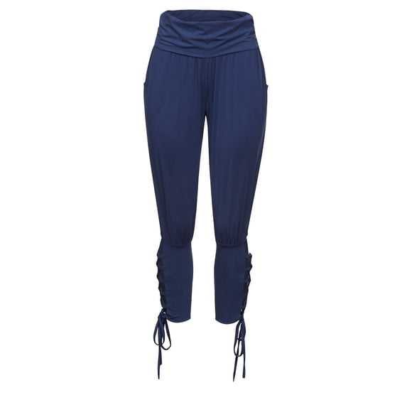 Lmnyox Casual Yoga Joggers for Women Elastic High Waist Cparis with Pocket Loose Workout Lounge Pants
