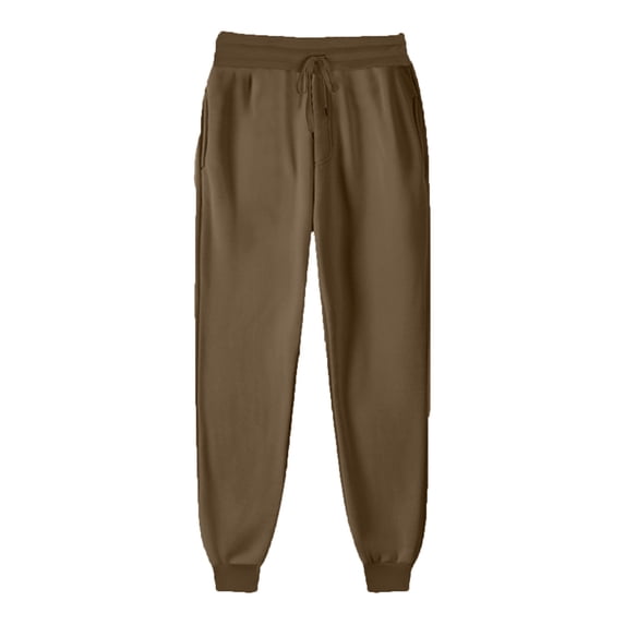 Lmnyox Fall Winter Sweatpants for Women Casual Fleece Lined Joggers with Pocket High Waist Drawstring Workout Pants