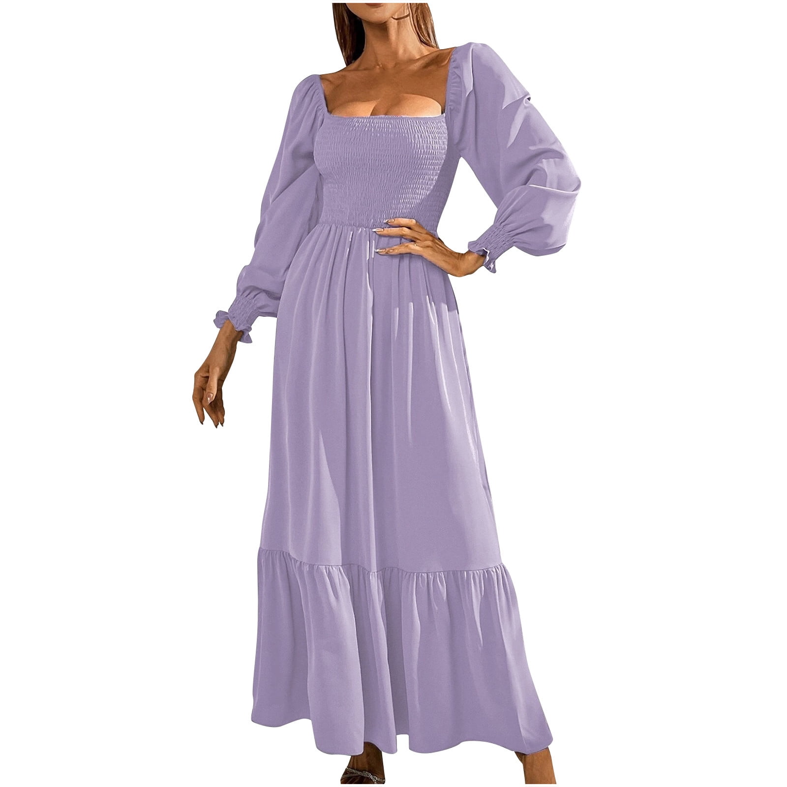 Lightweight Ruffled Summer Maxi Dress main image 0