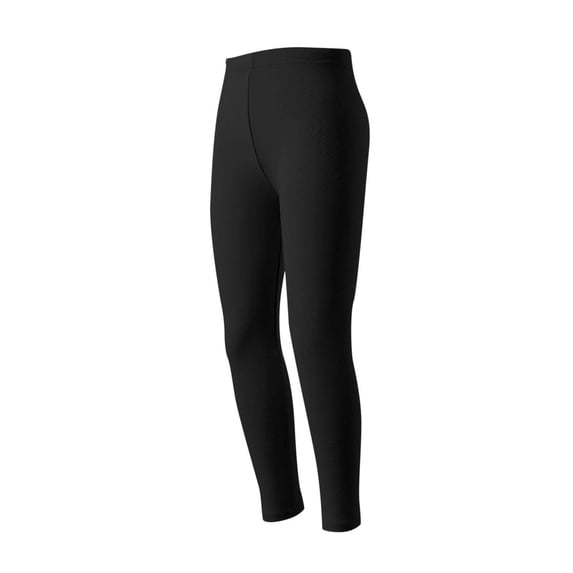 Lmnyox Girl's Yoga Pants Fashion Plain Elastic Waist Lightweight Workout Pants Casual Soft Dance Leggings
