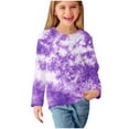 thumbnail image 1 of Lmnyox Girls Boys Print T Shirt Fall Winter Fashion Long Sleeve Crew Neck Tees Casual Comfy Undershirts for Kids, 1 of 6