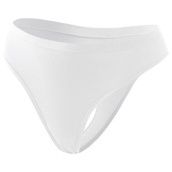 Lmnyox High Cut Briefs for Women Comfort Seamless Low Waist Underwear Breathable No Show Bikini Panties