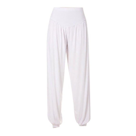 Lmnyox High Waist Yoga Pants for Women Loose Wide Leg Trousers Summer Lightweight Flowy Palazzo Pants