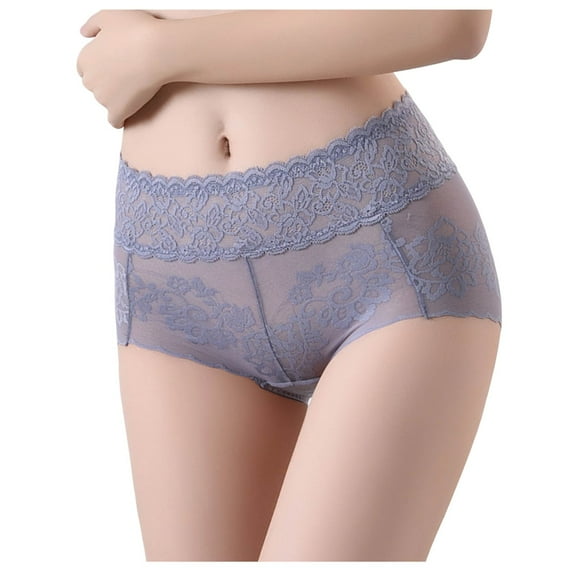 Lmnyox Hip Lift Briefs for Women Comfortable High Waist Underwear Breathable Full Coverage Stretchy Panties