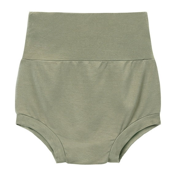 Lmnyox Infant Baby Girls Boys Bloomer Shorts Soft High Waist Basic Solid Color Short Pants