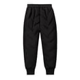 thumbnail image 1 of Lmnyox Kid's Puffer Pants Waterproof Solid Color Cuffed Sports Trousers Winter Thermal Pants with Pockets, 1 of 6
