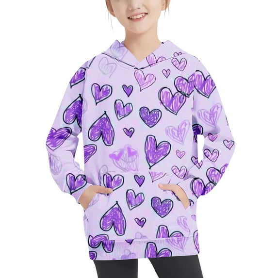 Lmnyox Kids Boys Girls Sweatshirts Long Sleeve Hooded Pullover Tops Fall Winter Casual Hoodies Colorful Clothes