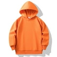 thumbnail image 1 of Lmnyox Kids Hoodies Casual Solid Long Sleeve Sweatshirts Boys Girls Fall Winter Basic Pullover Shirts 2-13 Years, 1 of 2