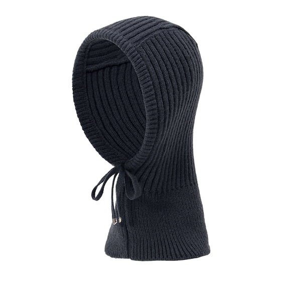 Lmnyox Knit Cap for Men Women Windproof Cold Weather Hood Winter Outdoor Warm Riding Sport Hat Solid Color