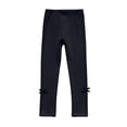 thumbnail image 1 of Lmnyox Leggings for Toddler Girls Cute Plain Lightweight Applique Elastic Waist Pants Casual Athletic Leggings, 1 of 5