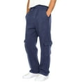 thumbnail image 1 of Lmnyox Men's Cargo Sweatpants Loose Straight Leg Elastic Waist Drawstring Joggers Plain Sports Pants with Pockets, 1 of 7