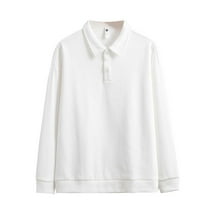 Lmnyox Men's Casual Golf Shirts Solid Long Sleeve Button Collared Shirts Classic Fashion Cotton T Shirts