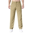 thumbnail image 1 of Lmnyox Men's Causal Pants Breathable Hiking Running Outdoor Pants Straight Leg Comfort Waist Workout Trousers, 1 of 2