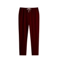 thumbnail image 1 of Lmnyox Men's Sweatpants Solid Color Casual Drawstring Waist Athletic Trousers Straight Leg Sport Pants with Pocket, 1 of 6