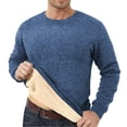 thumbnail image 1 of Lmnyox Men's Thermal Shirt Fleece Lined Long Sleeve Crew Neck Basic Shirts Winter Classic Solid Warm Tops, 1 of 5