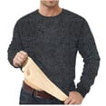 thumbnail image 1 of Lmnyox Men's Thermal Shirt Fleece Lined Long Sleeve Crew Neck Basic Shirts Winter Classic Solid Warm Tops, 1 of 5