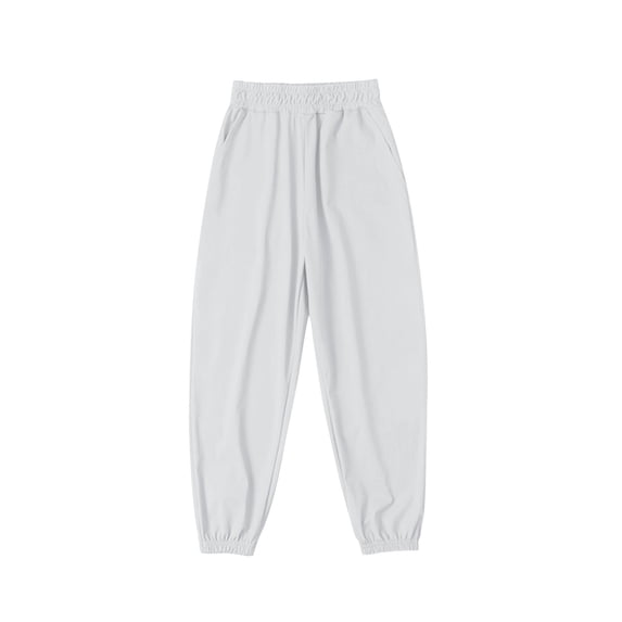 Lmnyox Pants for Boys Quick Dry Elastic Waist Pull On Trousers Lightweight Cuffed Sports Pants with Pockets