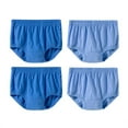 thumbnail image 1 of Lmnyox Plus Size Cotton Briefs for Women High Waist Full Coverage Panties Soft Breathable Underwear 4 Pack, 1 of 7