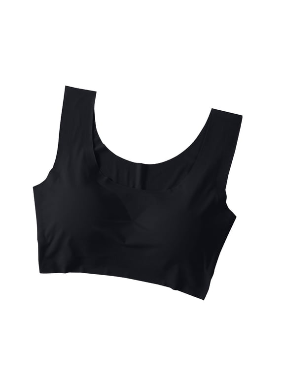 Seamless Sport Bra for Women Breathable Wireless Supportive Bras Full Coverage High Impact Yoga Workout Bra
