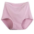 thumbnail image 1 of Lmnyox Seamless Underwear for Women High Waist No Show Leakproof Briefs Plus Size Full Coverage Panties Cotton Panty, 1 of 3