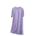 thumbnail image 1 of Lmnyox Short Sleeve Nightgown for Women Soft Nightwear Lightweight Sleepshirt Loose Casual Sleepwear, 1 of 7