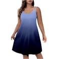 thumbnail image 1 of Lmnyox Spaghetti Strap Dress For Women Soft Sleeveless V Neck Mini Dress Summer Lightweight Dress, 1 of 4