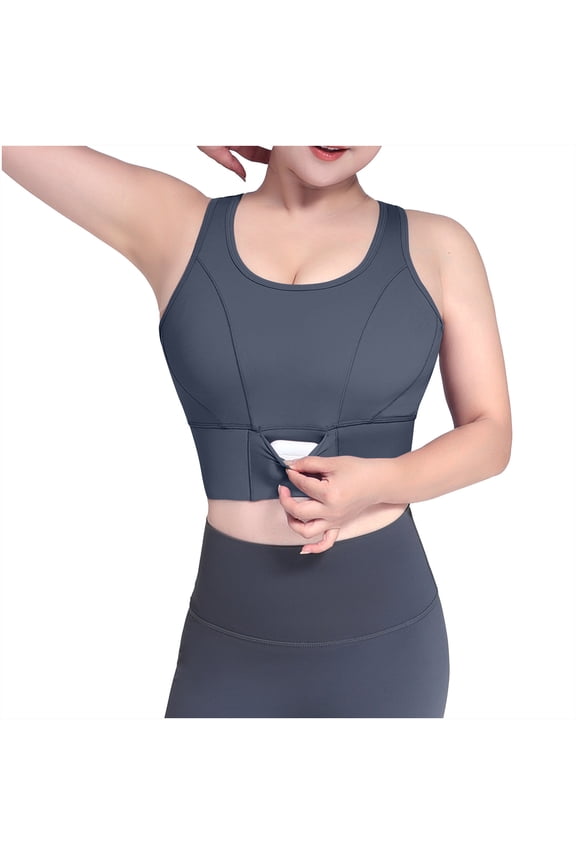 Sport Bras for Women Plus Size Full Coverage Push Up Bralettes Soft Breathable Workout Yoga Bras