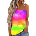 thumbnail image 1 of Lmnyox Strapless Tank Tops for Women Trendy Summer Bandeau Tube Tops Casual Sleeveless Shirts Fashion Clothes, 1 of 4