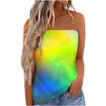 thumbnail image 1 of Lmnyox Strapless Tank Tops for Women Trendy Summer Bandeau Tube Tops Casual Sleeveless Shirts Fashion Clothes, 1 of 4