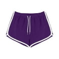 thumbnail image 1 of Lmnyox Summer Sport Shorts for Women Drawstring Running Short Pants with Pocket Lightweight Athletic Shorts, 1 of 6