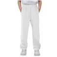 thumbnail image 1 of Lmnyox Sweatpants for Boys Solid Color Elastic Waist Drawstring Athletic Trousers Casual Loose Pants with Pockets, 1 of 6