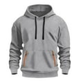 thumbnail image 1 of Lmnyox Sweatshirts for Men Classic Fashion Long Sleeve Drawstring Hoodies Fall Winter Casual Pullover with Pocket, 1 of 2