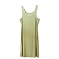 thumbnail image 1 of Lmnyox Tank Nightgowns for Women Sleeveless Lightweight Sleepwear Wide Strap Chemise Night Dress, 1 of 4