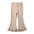 thumbnail image 1 of Lmnyox Toddler Baby Girl's Flare Pants Elastic High Waist Leggings Casual Stretchy Yoga Sport Pants, 1 of 4
