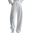 thumbnail image 1 of Lmnyox Wide Leg Pants for Women Flowy High Waist Lounge Pants with Pocket Fashion Casual Palazzo Pants, 1 of 5